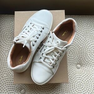 Clark’s leather shoes